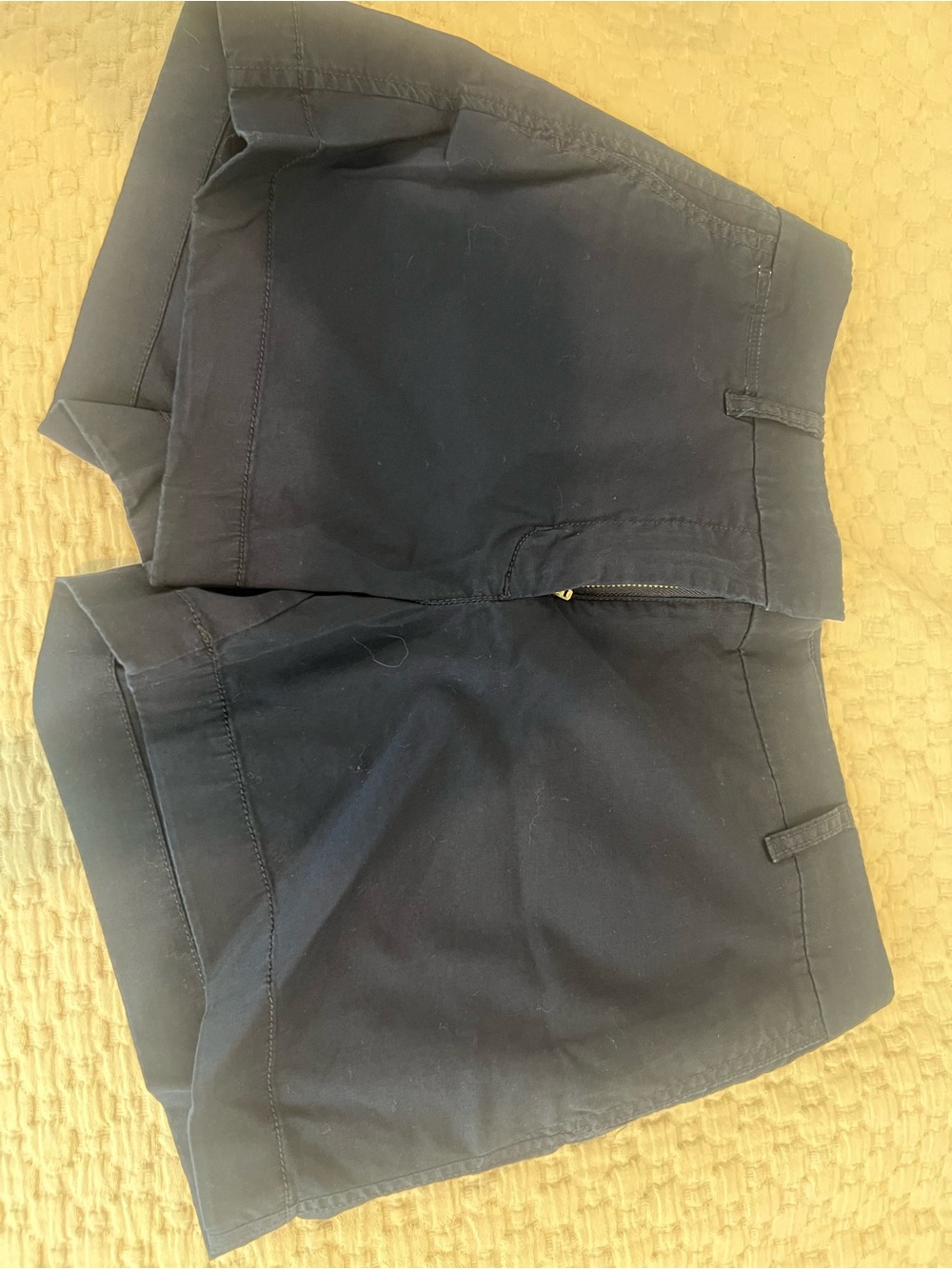 J. Crew Black High-Rise Tailored Shorts